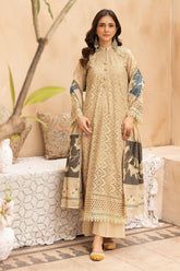 Mahees Aqidah embroidered lawn with jacquard shawl Riaz arts d-04